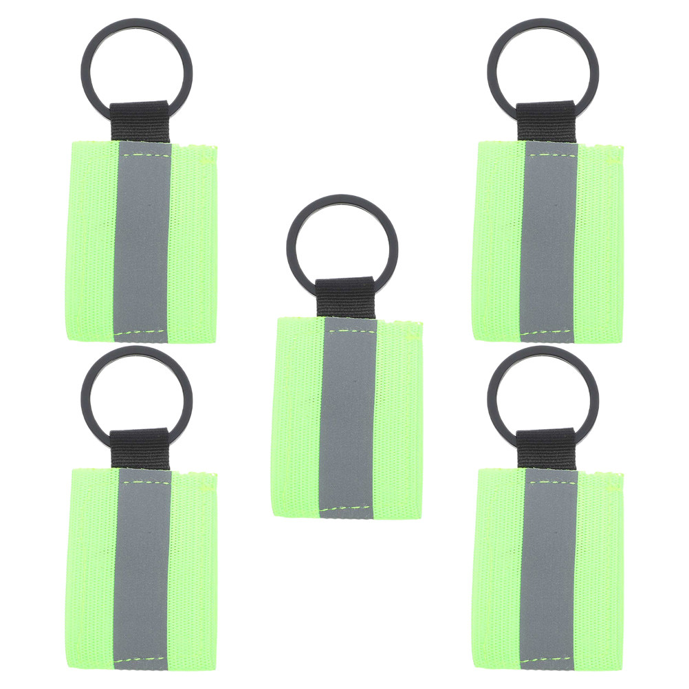 Running Visibility Gear - 5 sztuk – dwustronne, odblaskowe zawieszki