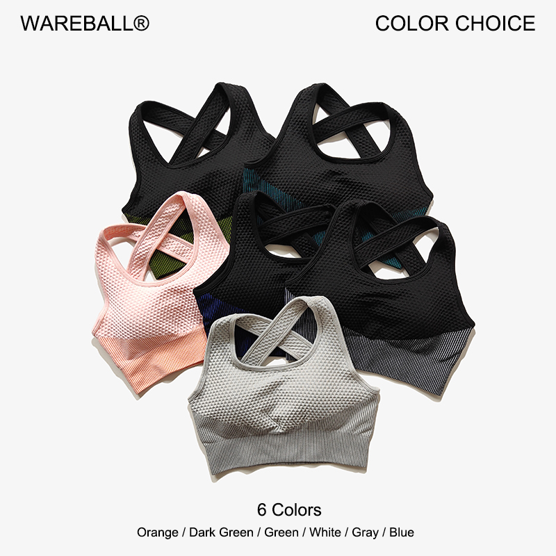 Running Belt - WAREBALL 6-kolorowy biustonosz sportowy do jogi