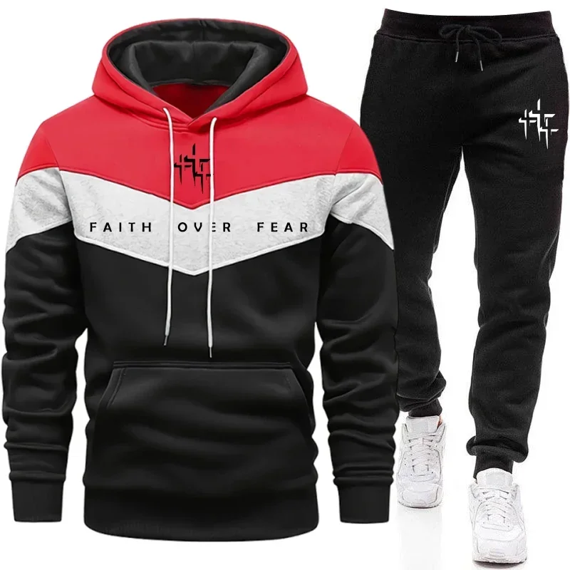 Joggers Pants - Faith Over Fear – męski dres