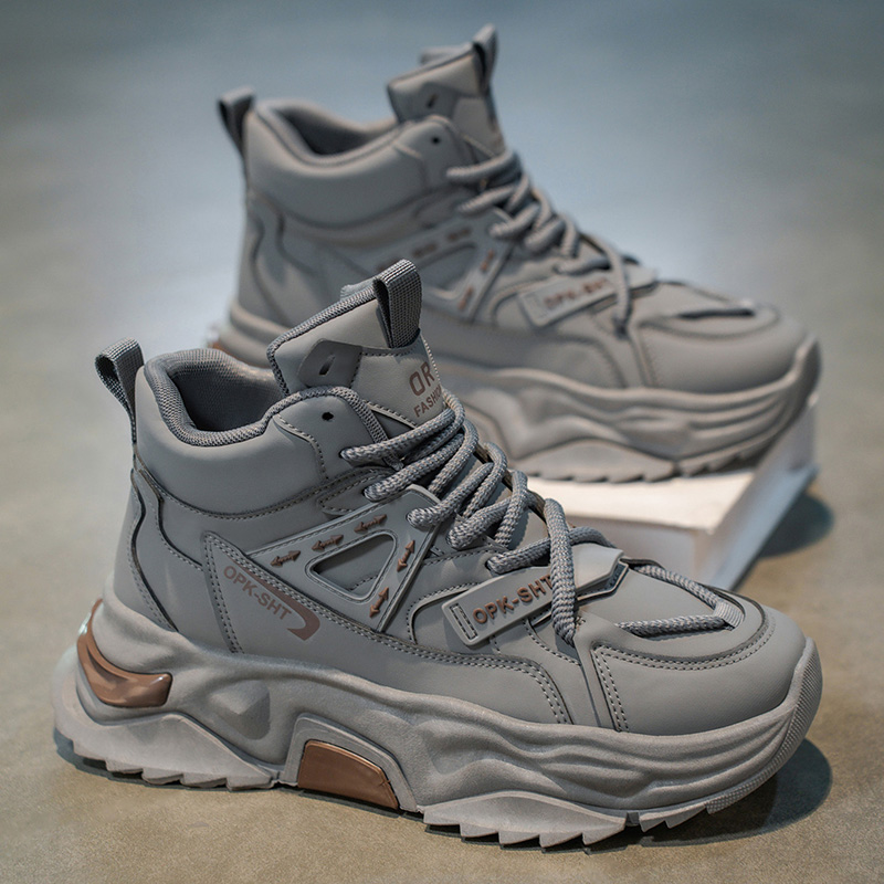 Running Shoes Men - Wysokie Oddychające Antypoślizgowe Męskie Obuwie Jesień