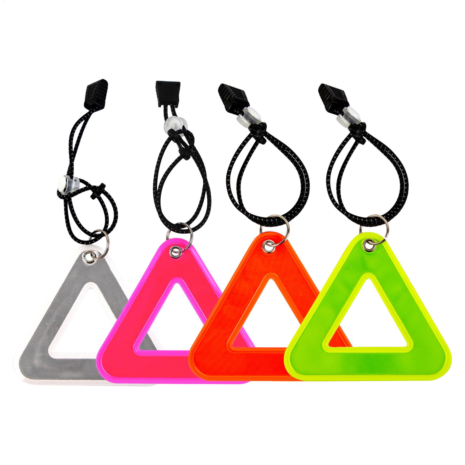 Running Visibility Gear - Odblaskowe zawieszki, trójkąty odblaskowe o wysokiej