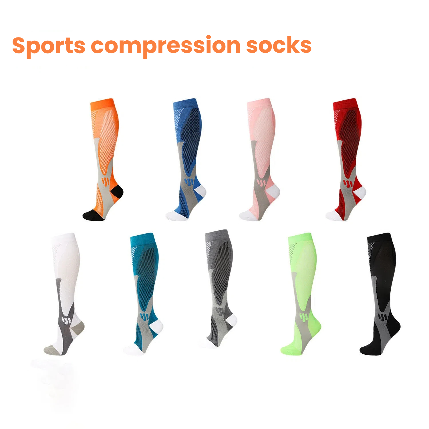 Nylonowe skarpety kompresyjne  – Sports Socks recenzja i cena