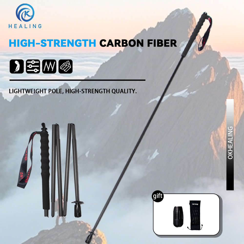 OKHEALING 110g Ultralekkie 5-s – Trekking Pole Carbon recenzja i cena
