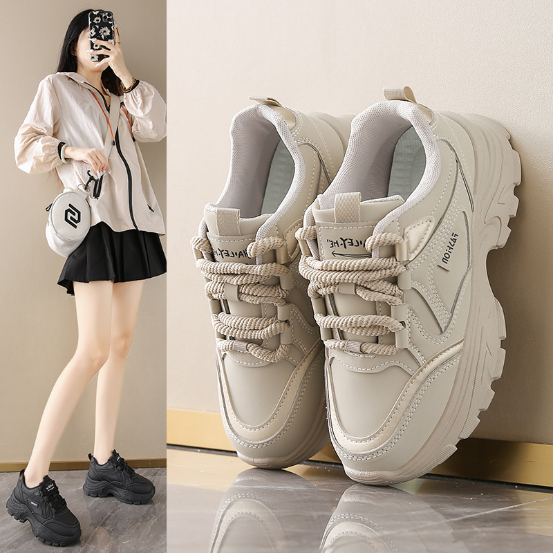Damskie skórzane buty typu dad – Running Shoes Women recenzja i cena