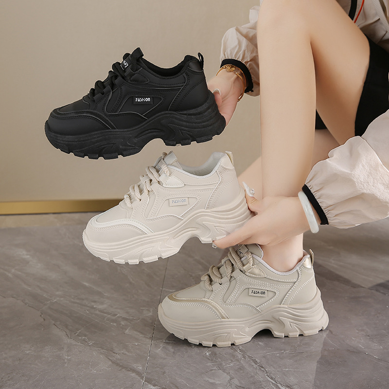 Damskie skórzane buty typu dad – Running Shoes Women recenzja i cena