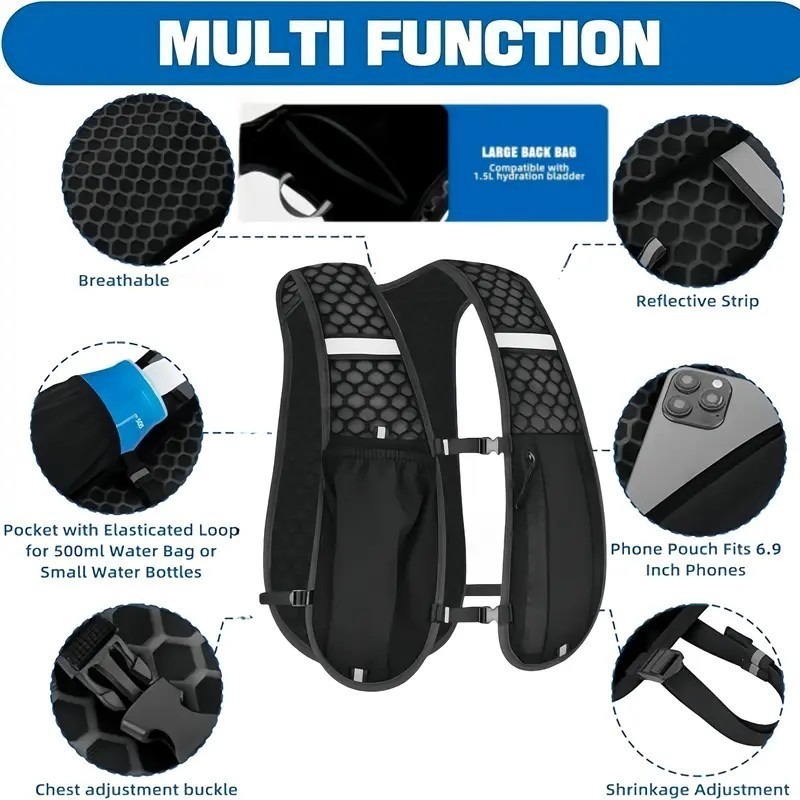 1-4 sztuki – lekka kamizelka t – Hydration Vest recenzja i cena