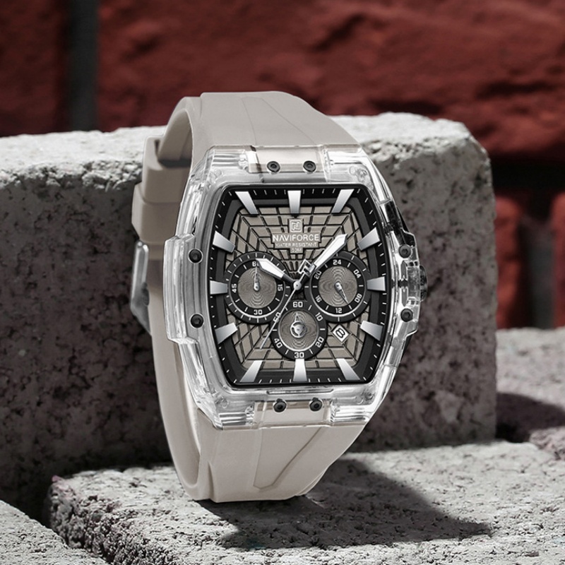 Zegarek męski NAVIFORCE, wodos – Running Watch recenzja i cena