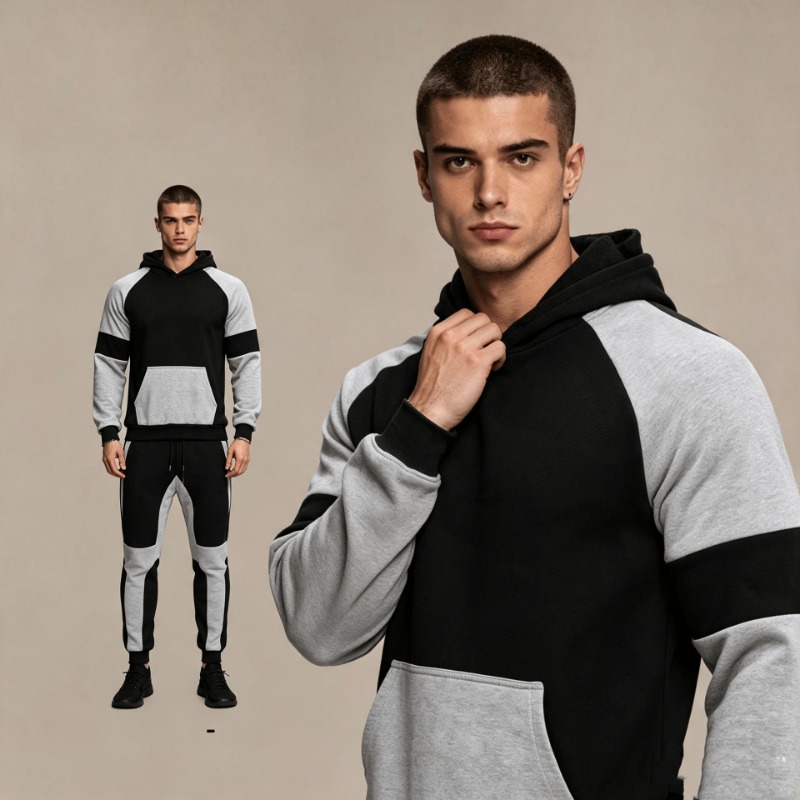 Męski zestaw: bluza z kapturem – Joggers Pants recenzja i cena